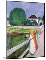 The White Night, 1903-Edvard Munch-Mounted Giclee Print