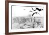 The White Night-Rosa Mesa-Framed Art Print