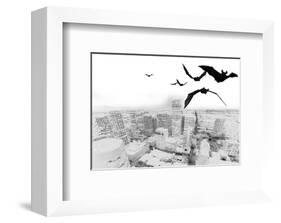 The White Night-Rosa Mesa-Framed Art Print