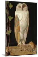 The White Owl: 'Alone and Warming His Five Wits, the White Owl in the Belfry Sits', 1856-William J. Webbe-Mounted Giclee Print