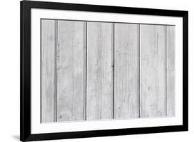 The White Paint Wood Texture with Natural Patterns-Madredus-Framed Photographic Print