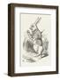 The White Rabbit Checks His Watch-John Tenniel-Framed Photographic Print