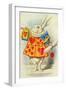 The White Rabbit, Illustration from Alice in Wonderland by Lewis Carroll-John Tenniel-Framed Premium Giclee Print