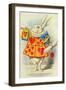 The White Rabbit, Illustration from Alice in Wonderland by Lewis Carroll-John Tenniel-Framed Giclee Print