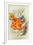 The White Rabbit, Illustration from Alice in Wonderland by Lewis Carroll-John Tenniel-Framed Giclee Print