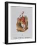 The White Rabbit, Illustration from "Alice in Wonderland"-John Tenniel-Framed Giclee Print