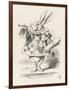 The White Rabbit in Herald's Costume-John Tenniel-Framed Photographic Print