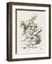 The White Rabbit in Herald's Costume-John Tenniel-Framed Photographic Print