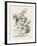 The White Rabbit in Herald's Costume-John Tenniel-Framed Photographic Print