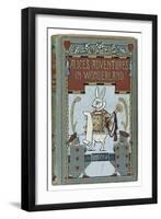 The White Rabbit is Featured on the Cover of the 1908 Edition Published by John Lane Bodley Head-W.h. Walker-Framed Art Print