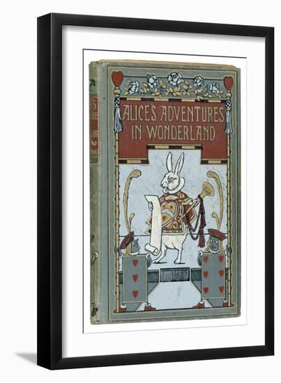 The White Rabbit is Featured on the Cover of the 1908 Edition Published by John Lane Bodley Head-W.h. Walker-Framed Art Print