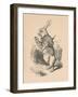 'The White Rabbit with a watch', 1889-John Tenniel-Framed Giclee Print