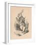 'The White Rabbit with a watch', 1889-John Tenniel-Framed Giclee Print