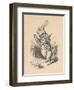 'The White Rabbit with a watch', 1889-John Tenniel-Framed Giclee Print