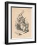 'The White Rabbit with a watch', 1889-John Tenniel-Framed Giclee Print