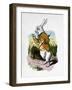 'The White Rabbit with a watch', 1889-John Tenniel-Framed Giclee Print