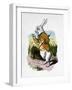 'The White Rabbit with a watch', 1889-John Tenniel-Framed Giclee Print