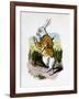 'The White Rabbit with a watch', 1889-John Tenniel-Framed Giclee Print