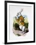 'The White Rabbit with a watch', 1889-John Tenniel-Framed Giclee Print