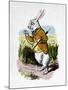 'The White Rabbit with a watch', 1889-John Tenniel-Mounted Giclee Print