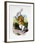 'The White Rabbit with a watch', 1889-John Tenniel-Framed Giclee Print