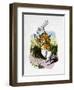 'The White Rabbit with a watch', 1889-John Tenniel-Framed Giclee Print