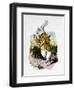 'The White Rabbit with a watch', 1889-John Tenniel-Framed Giclee Print