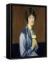 The White Rose (Portrait of a Lady), 1919-William Strang-Framed Stretched Canvas
