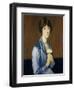 The White Rose (Portrait of a Lady), 1919-William Strang-Framed Giclee Print