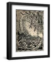 The White Ship, 1902-Patten Wilson-Framed Premium Giclee Print