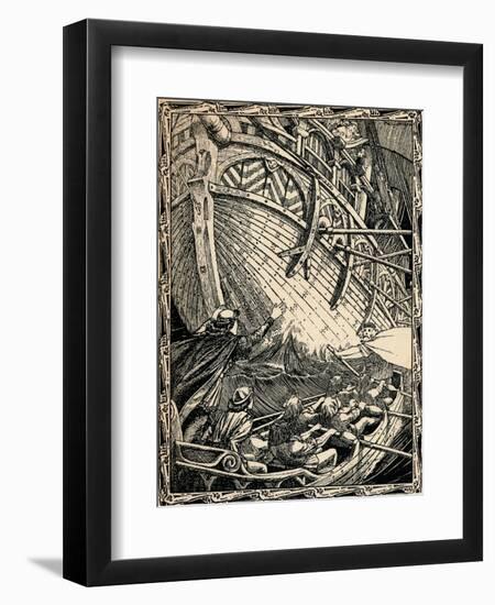 The White Ship, 1902-Patten Wilson-Framed Premium Giclee Print