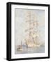 The White Ship, 1915-Henry Scott Tuke-Framed Giclee Print