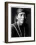 The White Singer, C.1906 (B/W Photo)-Edward Sheriff Curtis-Framed Giclee Print