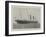 The White Star Liner Oceanic, on Her Maiden Trip to America-null-Framed Giclee Print