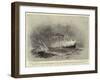 The White Star Liner Teutonic Rescuing the Crew of a Schooner in the Atlantic-William Lionel Wyllie-Framed Giclee Print