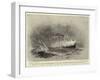 The White Star Liner Teutonic Rescuing the Crew of a Schooner in the Atlantic-William Lionel Wyllie-Framed Giclee Print