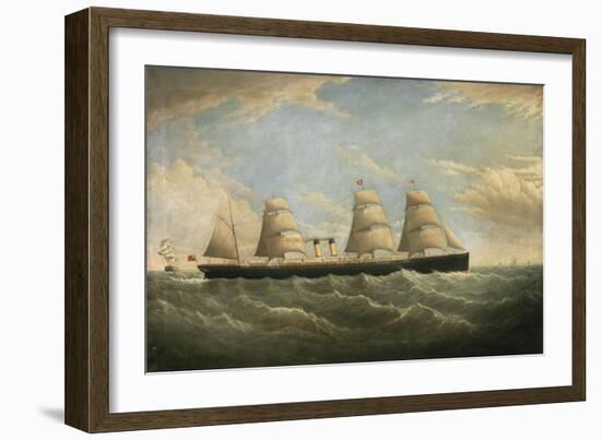 The White Star Steamship 'Germanic', 1876-Isaac Joseph Witham-Framed Giclee Print