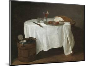 The White Tablecloth, 1731-32-Jean-Baptiste Simeon Chardin-Mounted Giclee Print