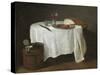 The White Tablecloth, 1731-32-Jean-Baptiste Simeon Chardin-Stretched Canvas