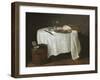 The White Tablecloth, 1731-32-Jean-Baptiste Simeon Chardin-Framed Giclee Print