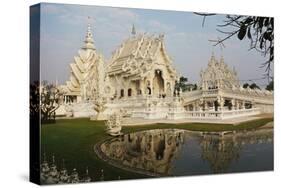 The White Temple (Wat Rong Khun), Ban Rong Khun, Chiang Mai, Thailand, Southeast Asia, Asia-Jochen Schlenker-Stretched Canvas