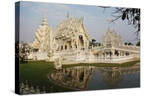 The White Temple (Wat Rong Khun), Ban Rong Khun, Chiang Mai, Thailand, Southeast Asia, Asia-Jochen Schlenker-Stretched Canvas