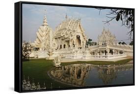 The White Temple (Wat Rong Khun), Ban Rong Khun, Chiang Mai, Thailand, Southeast Asia, Asia-Jochen Schlenker-Framed Stretched Canvas