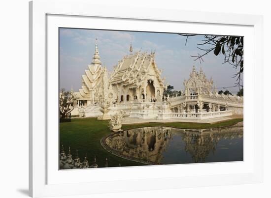 The White Temple (Wat Rong Khun), Ban Rong Khun, Chiang Mai, Thailand, Southeast Asia, Asia-Jochen Schlenker-Framed Photographic Print