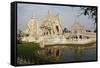 The White Temple (Wat Rong Khun), Ban Rong Khun, Chiang Mai, Thailand, Southeast Asia, Asia-Jochen Schlenker-Framed Stretched Canvas