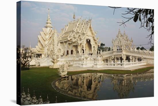 The White Temple (Wat Rong Khun), Ban Rong Khun, Chiang Mai, Thailand, Southeast Asia, Asia-Jochen Schlenker-Stretched Canvas