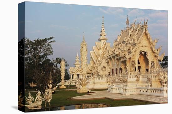 The White Temple (Wat Rong Khun), Ban Rong Khun, Chiang Mai, Thailand, Southeast Asia, Asia-Jochen Schlenker-Stretched Canvas