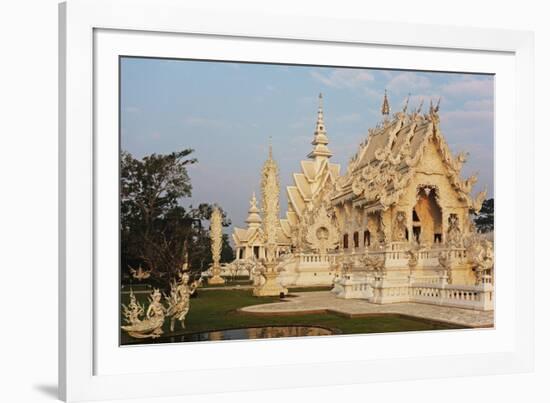 The White Temple (Wat Rong Khun), Ban Rong Khun, Chiang Mai, Thailand, Southeast Asia, Asia-Jochen Schlenker-Framed Photographic Print