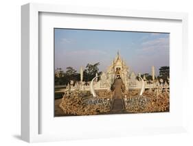 The White Temple (Wat Rong Khun), Ban Rong Khun, Chiang Mai, Thailand, Southeast Asia, Asia-Jochen Schlenker-Framed Photographic Print