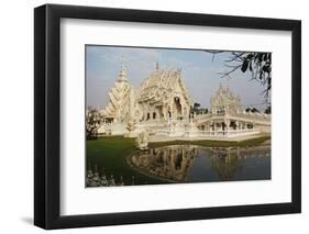 The White Temple (Wat Rong Khun), Ban Rong Khun, Chiang Mai, Thailand, Southeast Asia, Asia-Jochen Schlenker-Framed Photographic Print